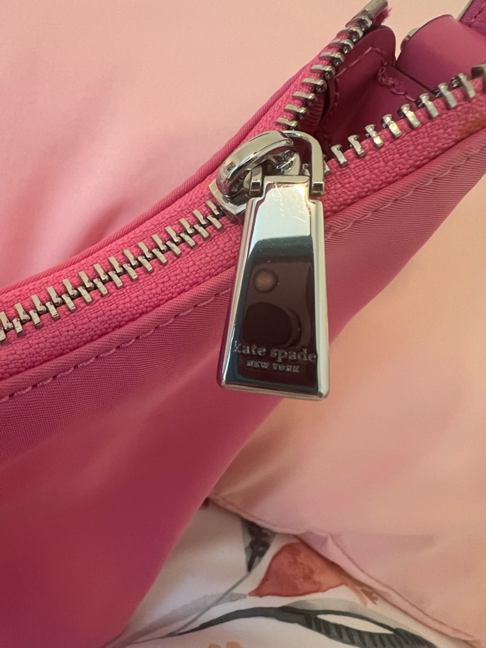 kate spade Pink Shoulder Bag Black Logo - Picture 6 of 12
